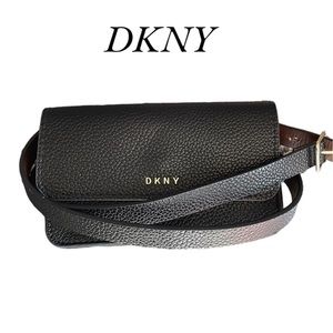 DKNY Pebble Grain Vegan Leather Belt Bag/Wristlet